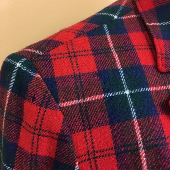 Vintage Pendleton 100% Wool Plaid Blazer - Picture 7 of 7